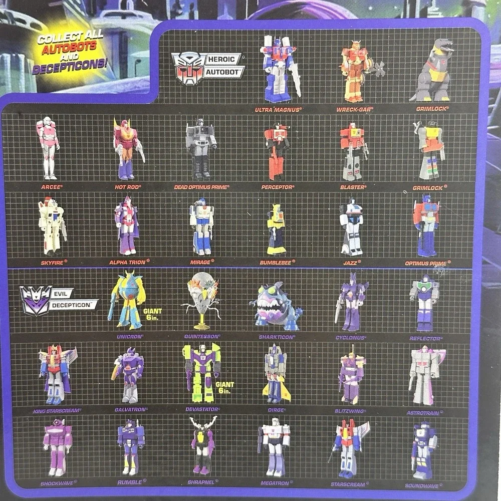 Transformers Ghost of Starscream ReAction Figure Super7 Glitter Decepticon NIP